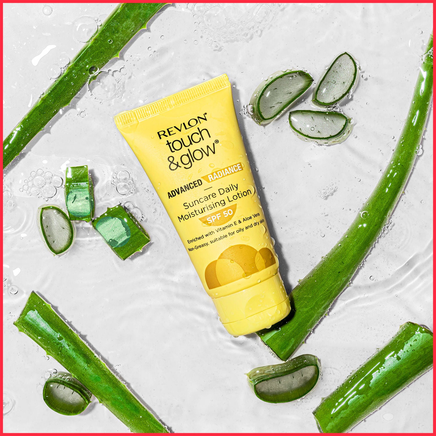 Touch & Glow Advanced Radiance Sun Care Daily Moisturizing Lotion SPF 50