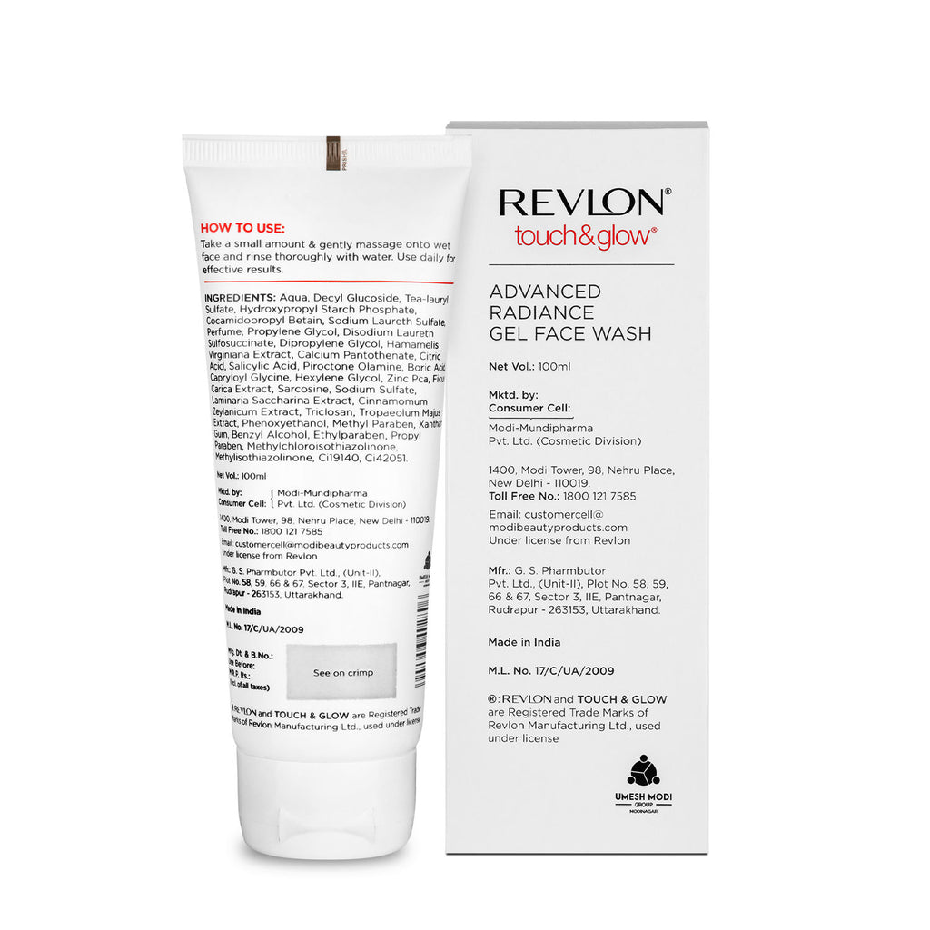 Touch & Glow Advanced Radiance Gel Face Wash