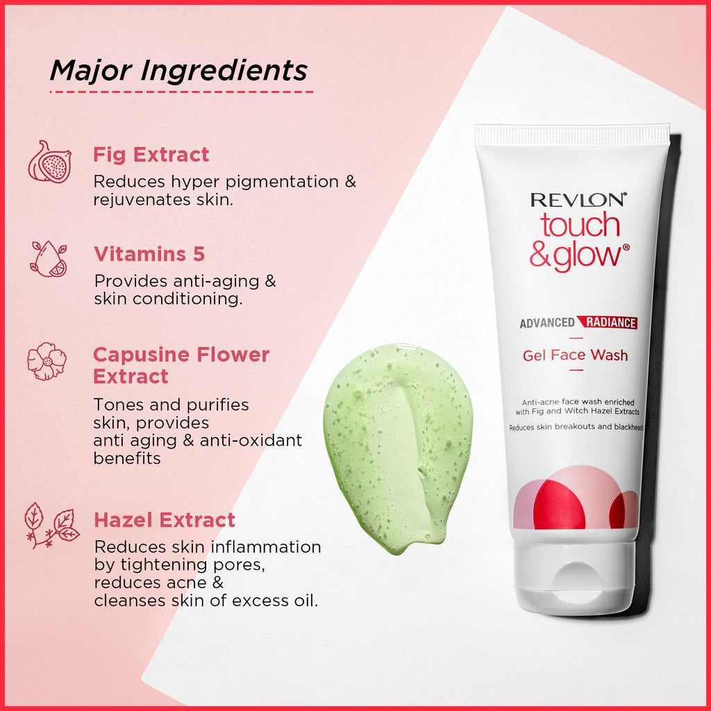 Touch & Glow Advanced Radiance Gel Face Wash