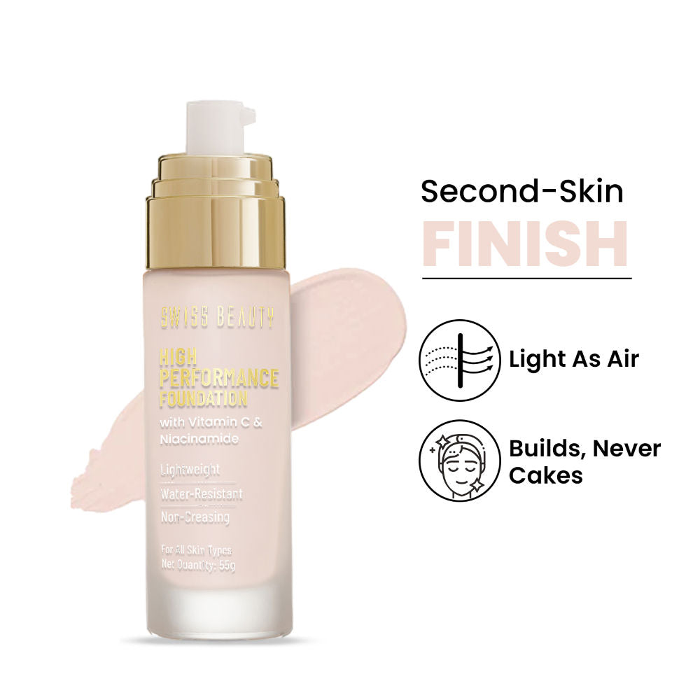 High Performance Foundation With Vitamin C & Niacinamide Light-Weight - 02 Rose Blush