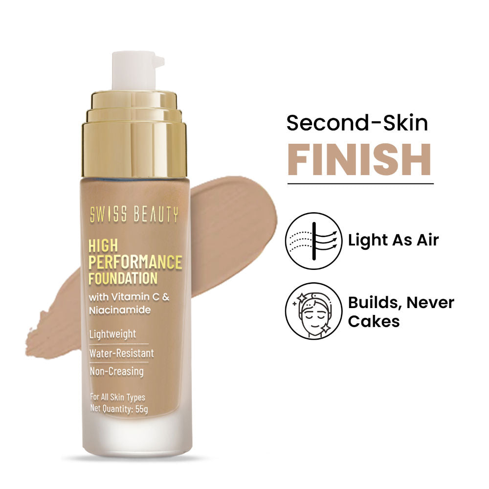 High Performance Foundation With Vitamin C & Niacinamide Light-Weight - 06 Medium Beige