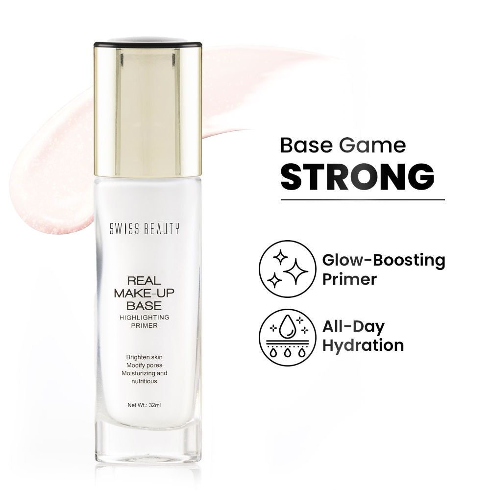 Real Make-Up Base Highlighting Primer , Brighten Skin , Modify Pore
