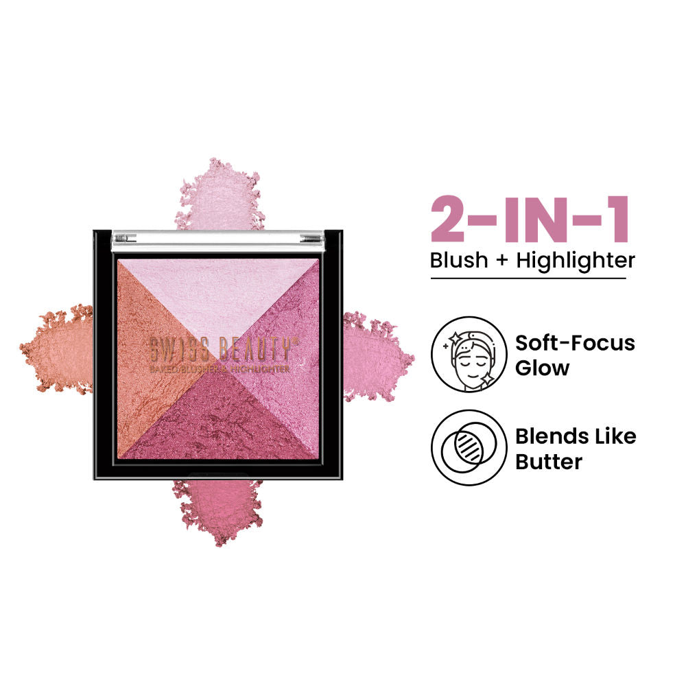 Baked Blusher & Highlighter - 02