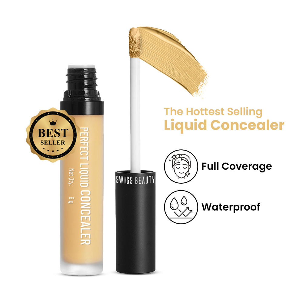 Full Coverage Liquid Concealer With Jojoba Oil - 07 Yellow