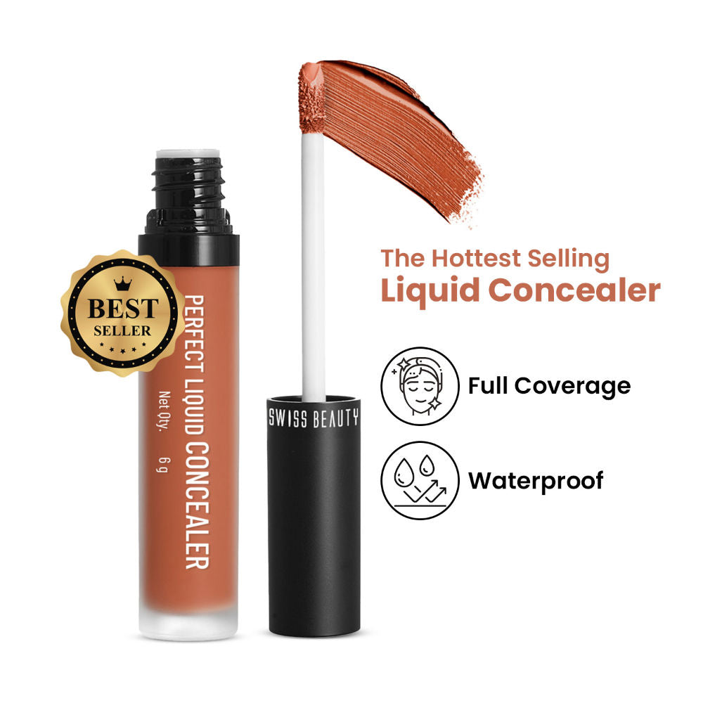 Full Coverage Liquid Concealer With Jojoba Oil - 09 Orange