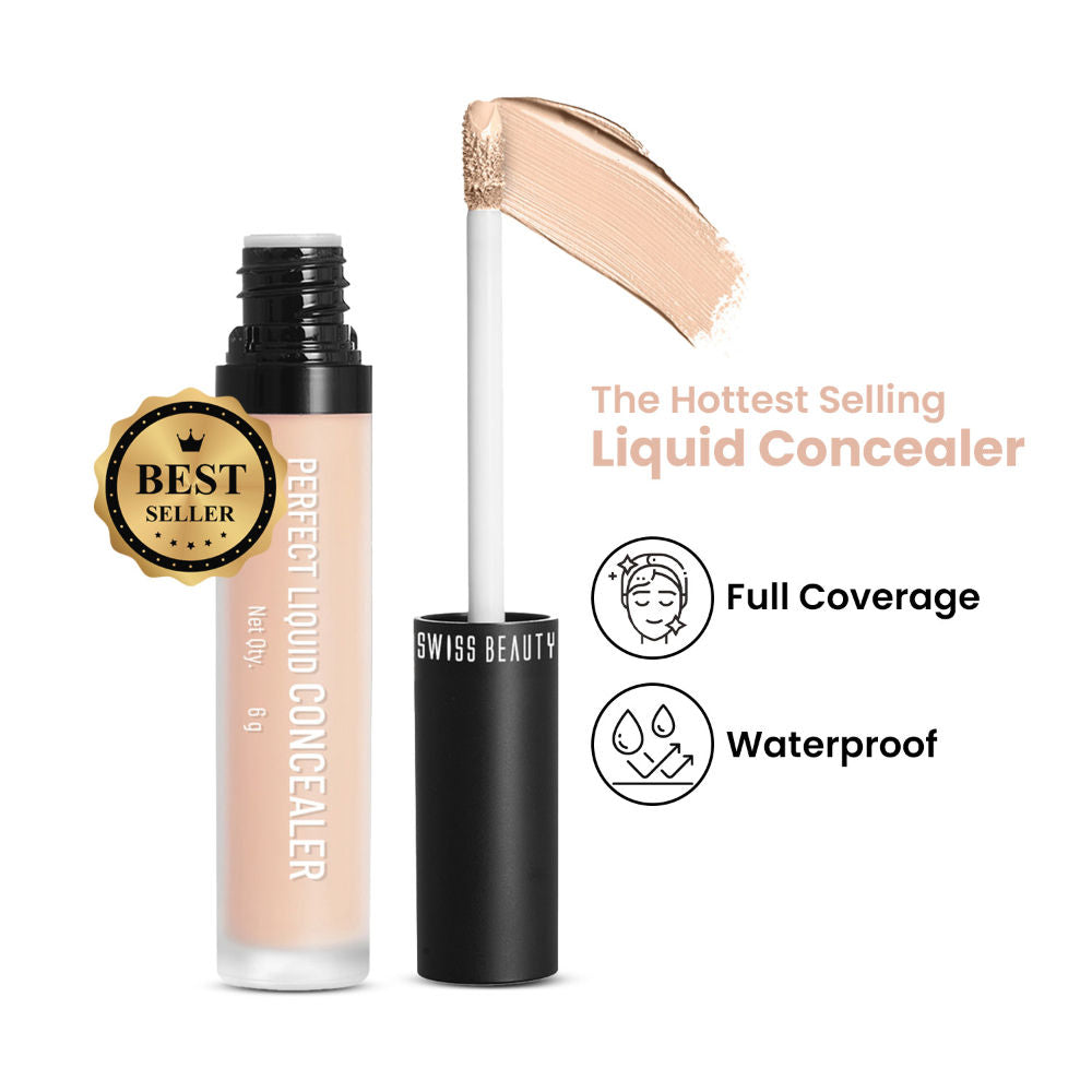 Full Coverage Liquid Concealer With Jojoba Oil - 13 Classic Nude