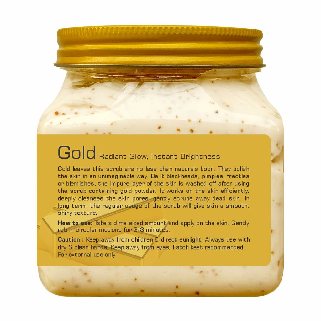 Gold Scrub - Skin Polishing & Glow Enhancing Gel
