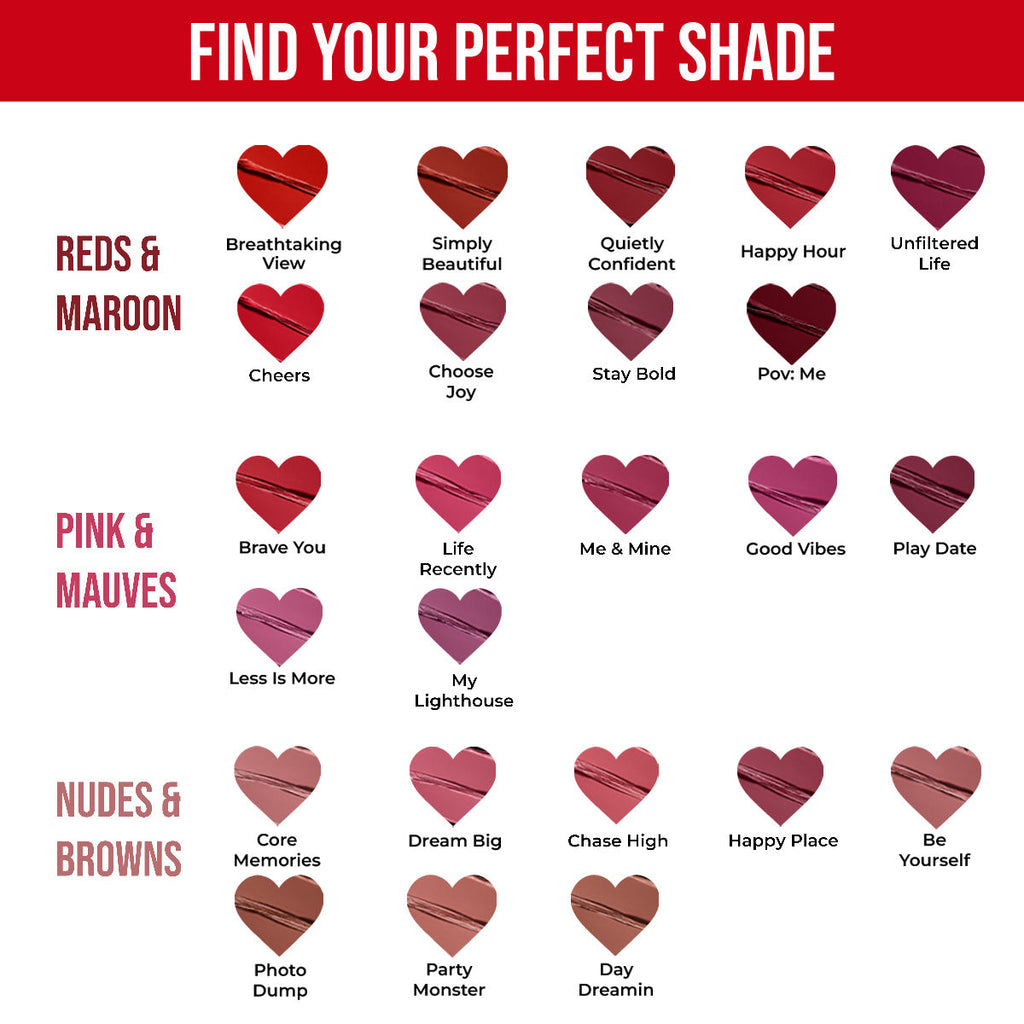 Stay Matte Lipcolor, 12hr Long Lasting &Transferproof