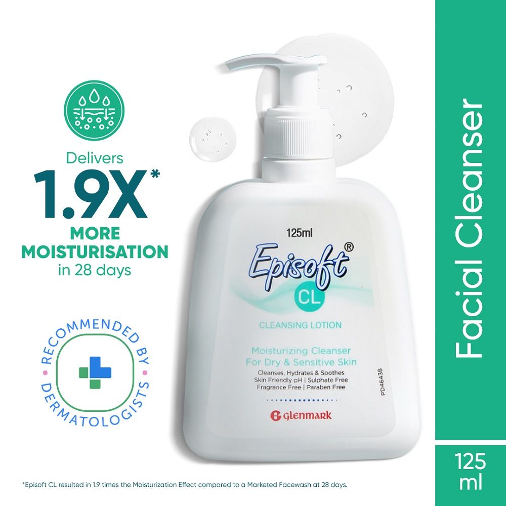 Cleansing Lotion For Sensitive & Dry Skin Makeup Cleanser - 125ml