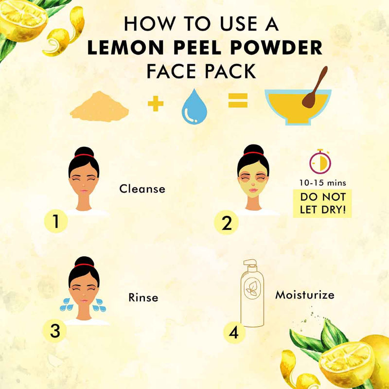 Dry Lemon Peel Face Cleanser Powder