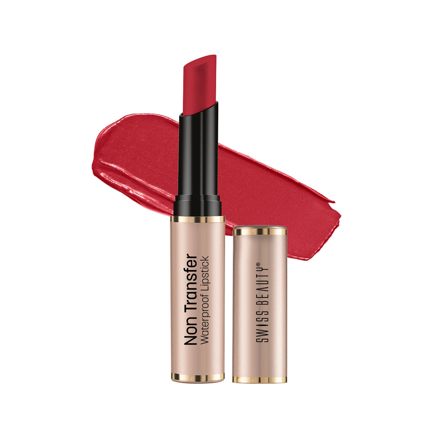 Non Transfer Waterproof Lipstick - 409 Smoking Red