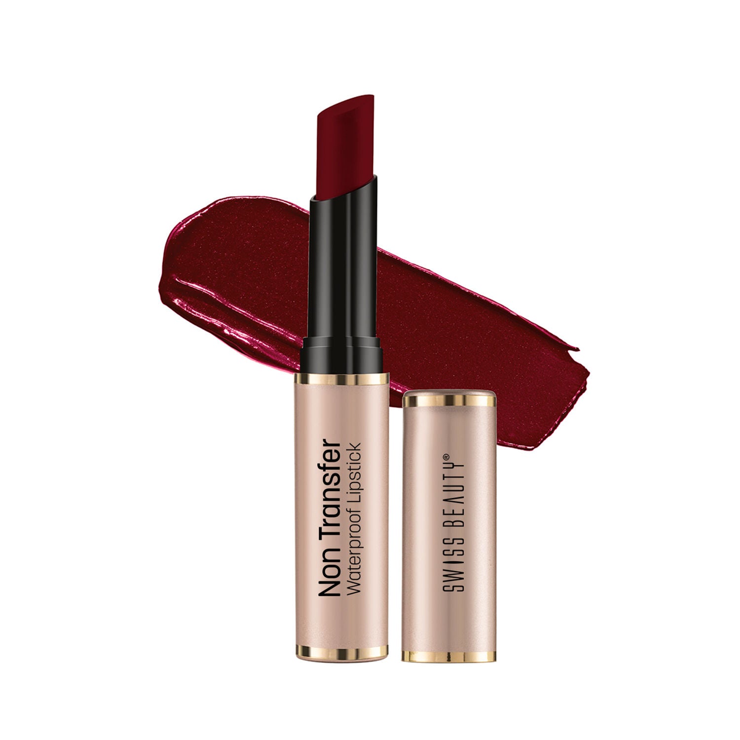 Non Transfer Waterproof Lipstick - 413 Royal Maroon