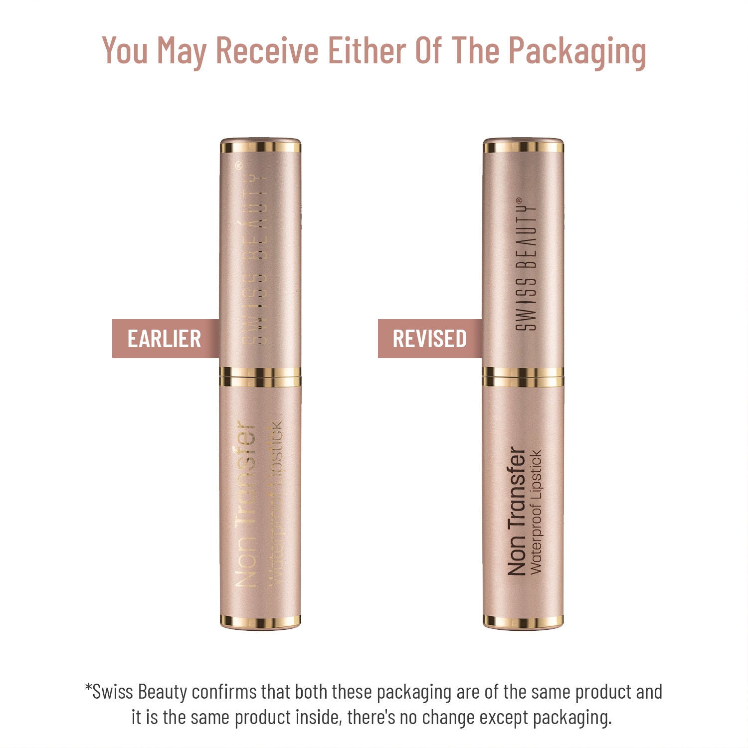 Non Transfer Waterproof Lipstick