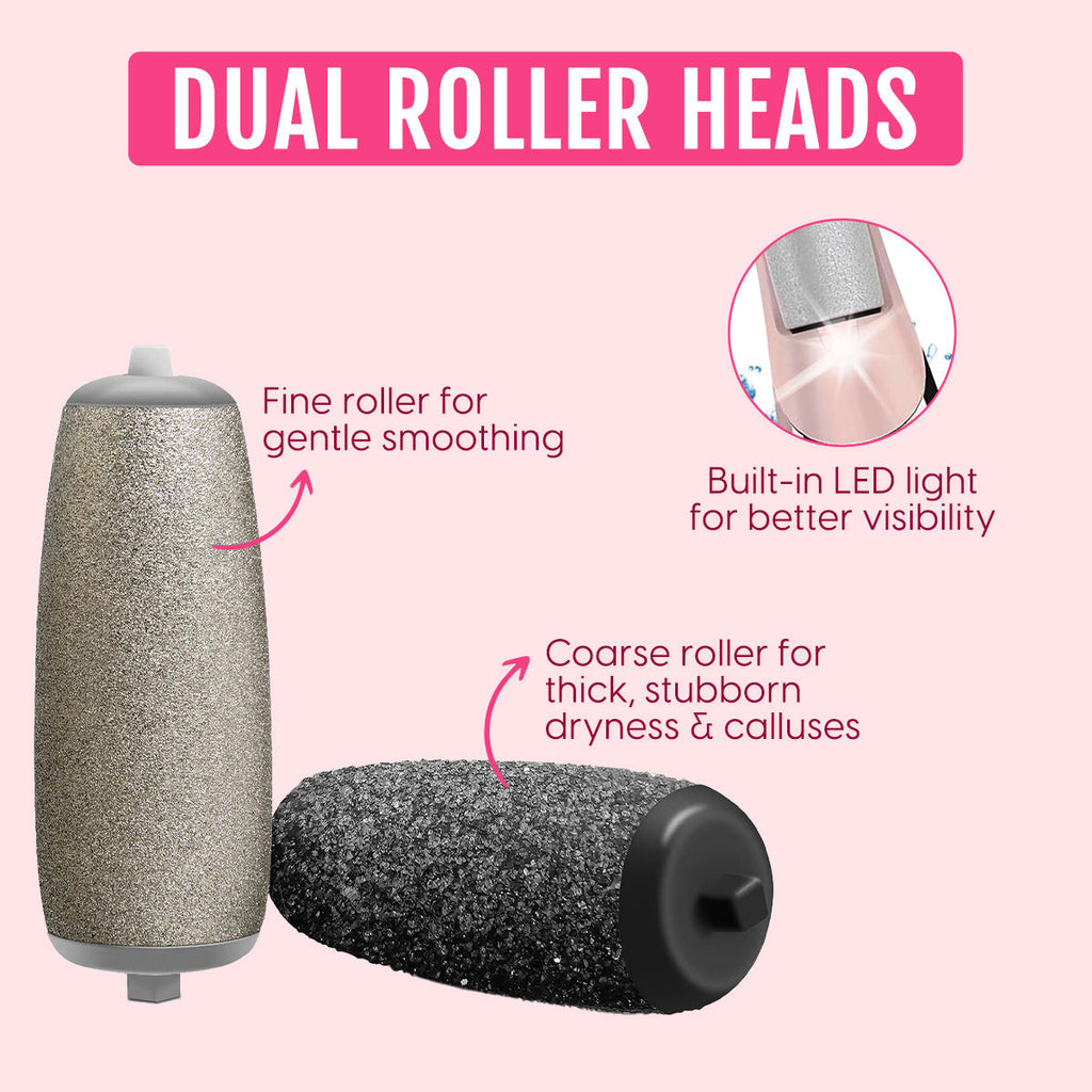 Callus Remover Electric Foot Filer Exfoliator Rechargeable Soft Feet Scrubber Pedicure Tool