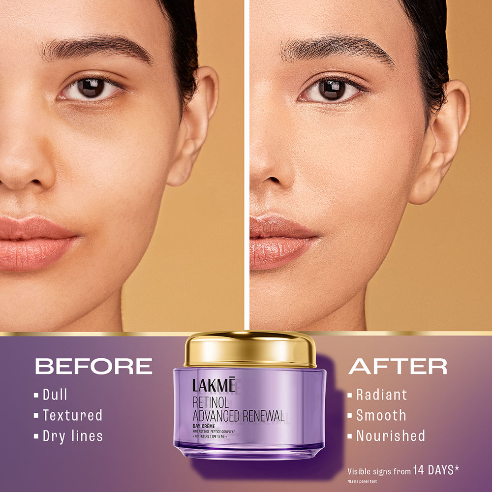 Retinol Advanced Renewal Day Creme Pro-Retinol Peptide Complex + Uv Filters & SPF 15 PA++