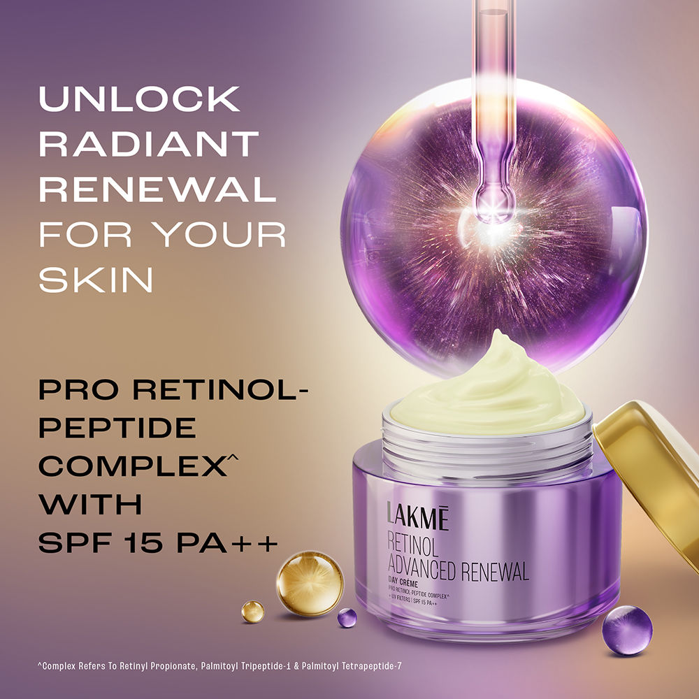 Retinol Advanced Renewal Day Creme Pro-Retinol Peptide Complex + Uv Filters & SPF 15 PA++