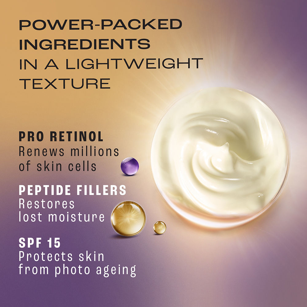 Retinol Advanced Renewal Day Creme Pro-Retinol Peptide Complex + Uv Filters & SPF 15 PA++