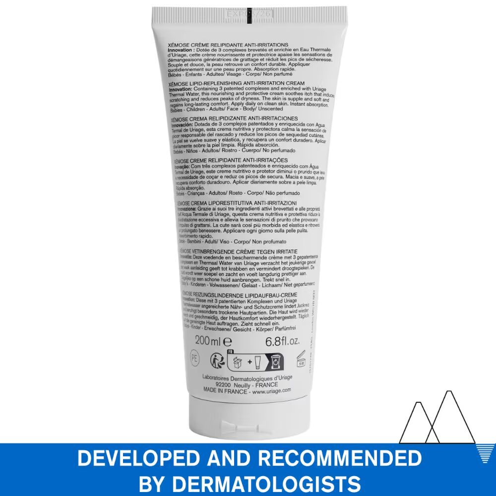 Xemose Anti-Irritation Body Cream Dry Skin Prone to Atopic Eczema Dermatologist Recommended