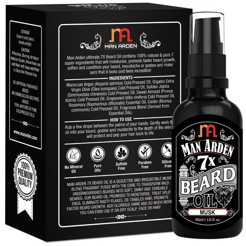 7X Musk Beard Oil
