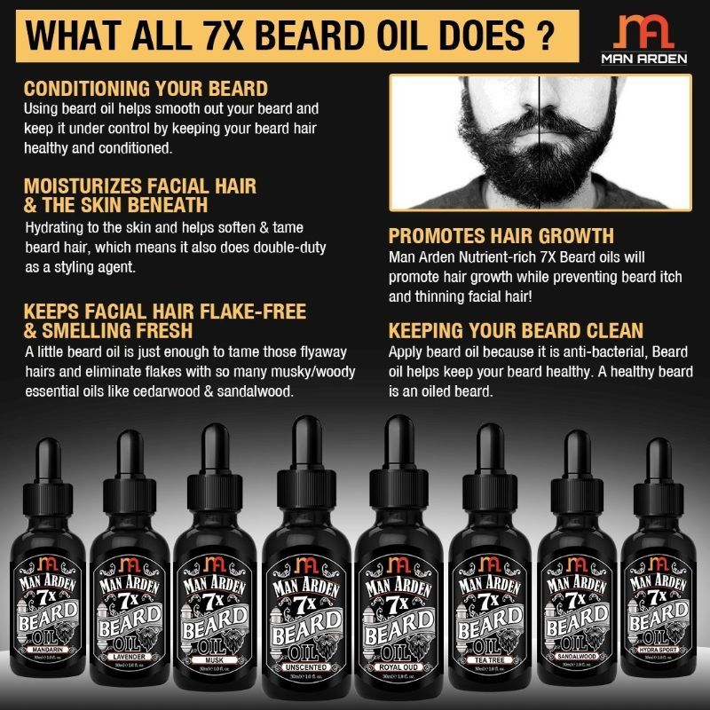 7X Musk Beard Oil