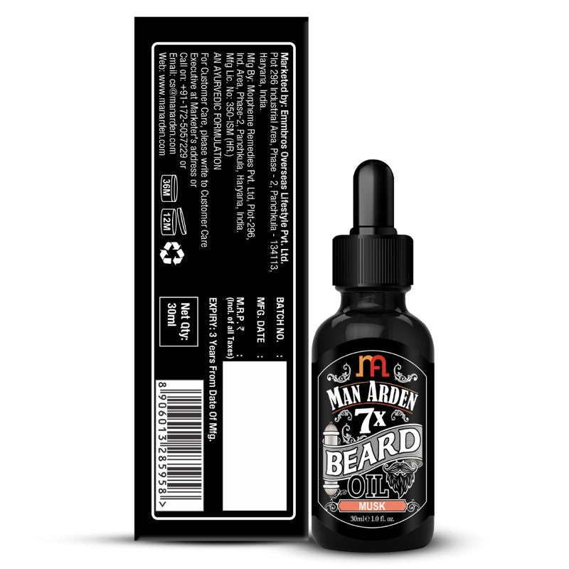 7X Musk Beard Oil