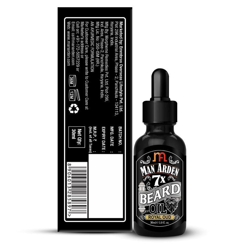 7X Royal Oud Beard Oil