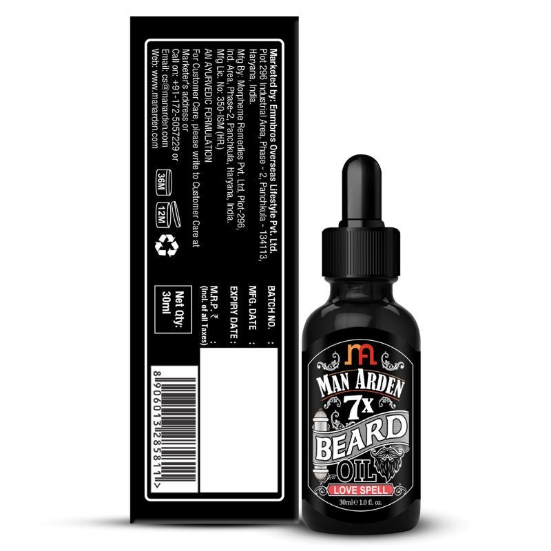 7X Love Spell Beard Oil