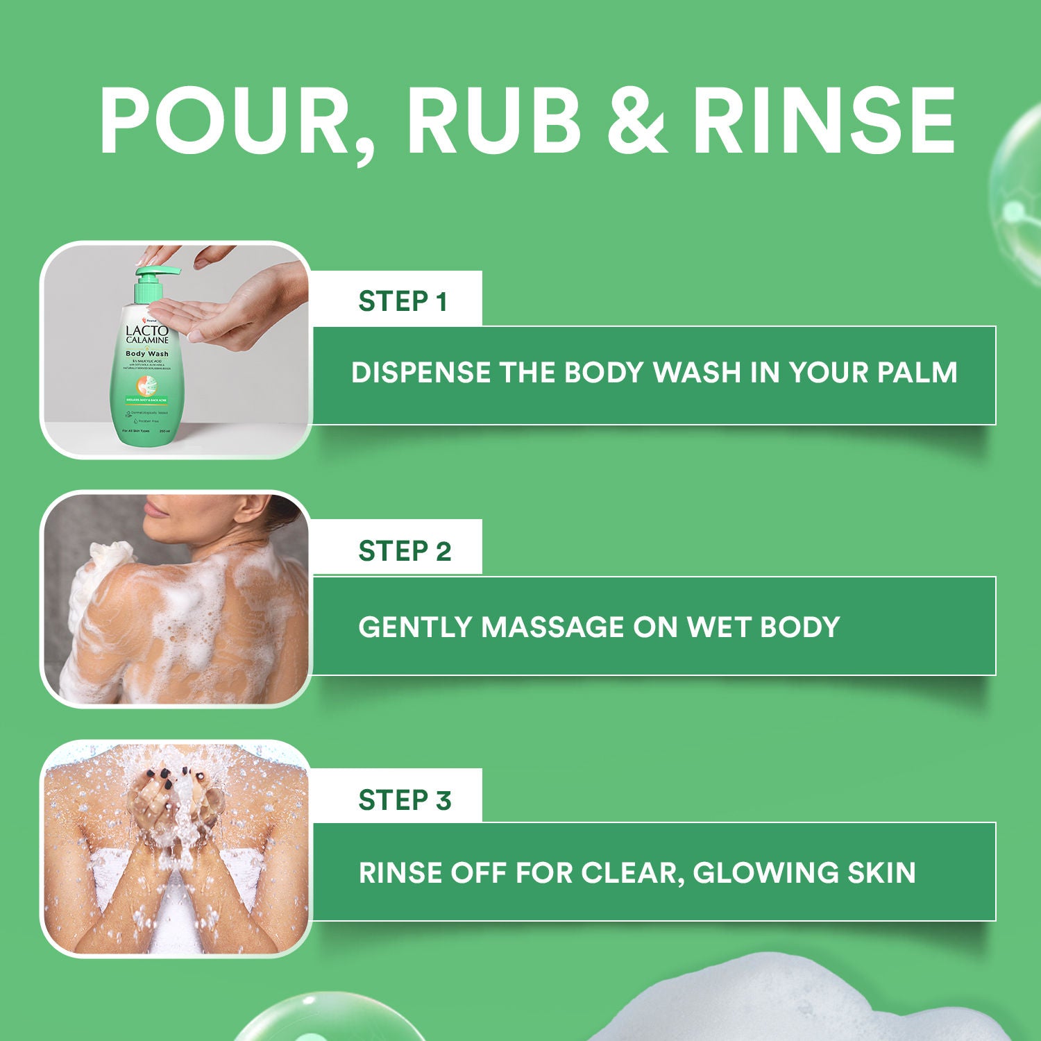 1% Salicylic Acid Body Wash, Shower Gel For Body Acne, Rough & Bumpy Skin