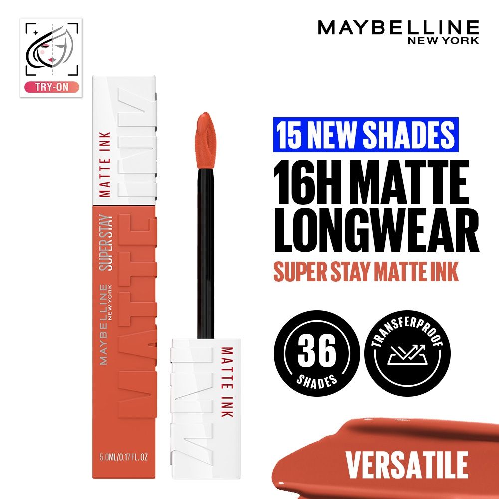 Super Stay Matte Ink Liquid Lipstick, Lasts Up to 16 Hours - 15 Lover - 210 Versatile
