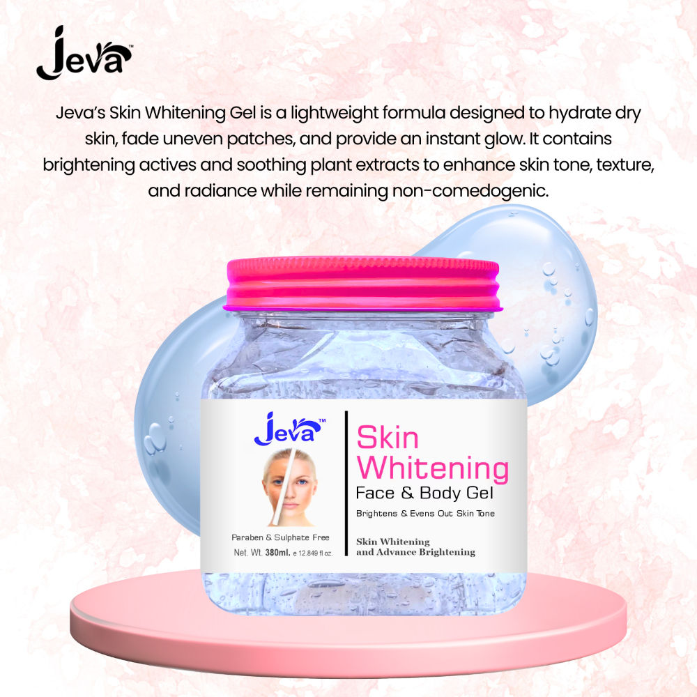 Skin Whitening & Brightening Instant Glow Gel for Normal to Dry Skin - Hydrating Radiance