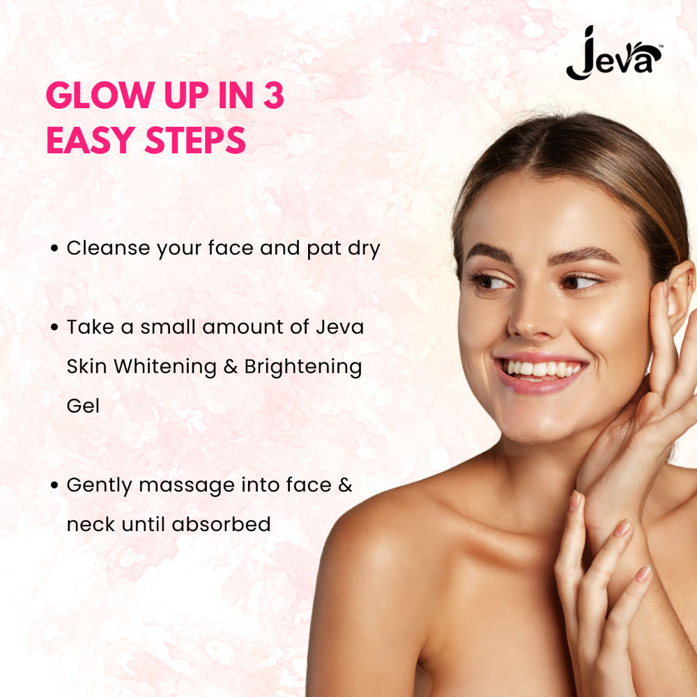 Skin Whitening & Brightening Instant Glow Gel for Normal to Dry Skin - Hydrating Radiance