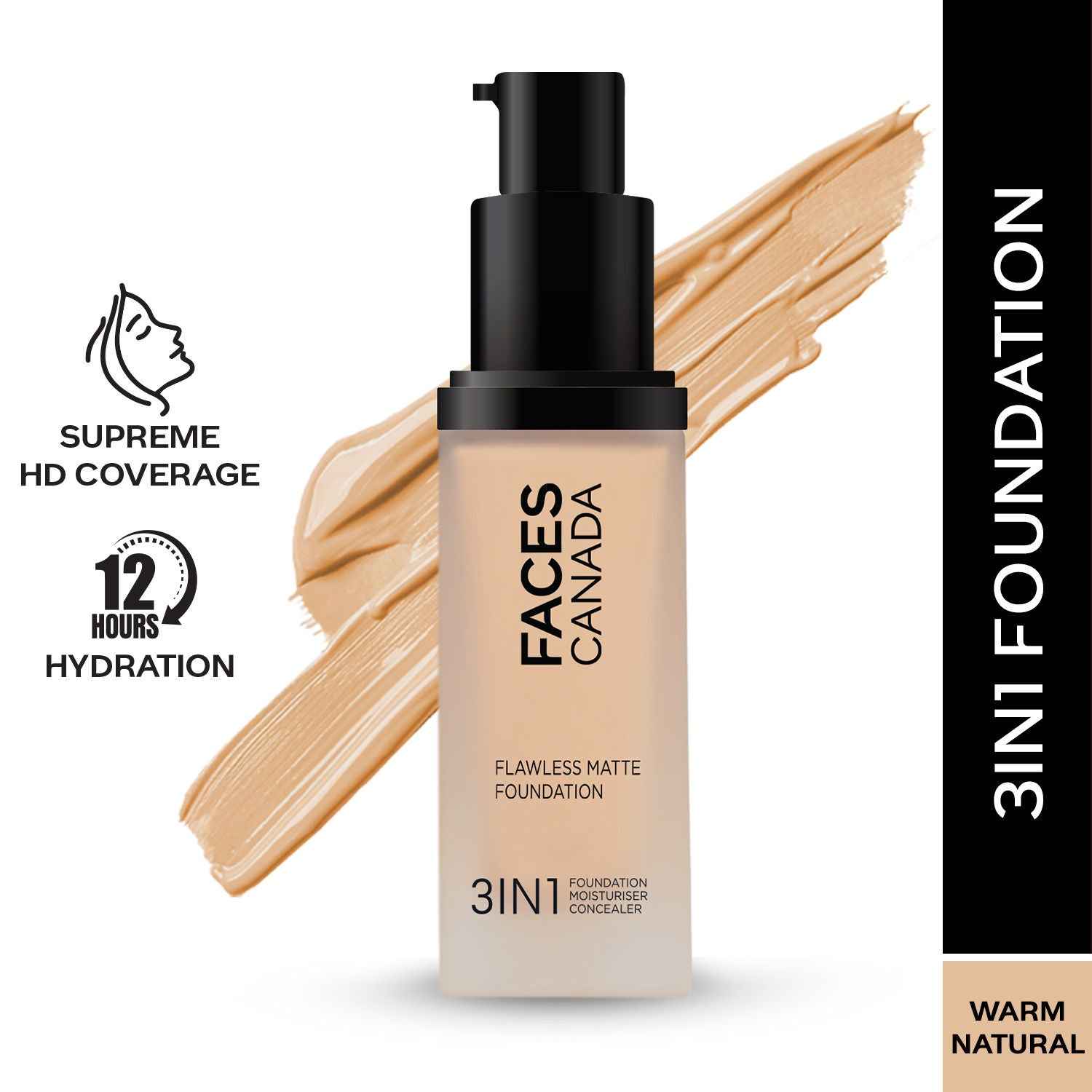 Flawless Matte Foundation - Warm Natural