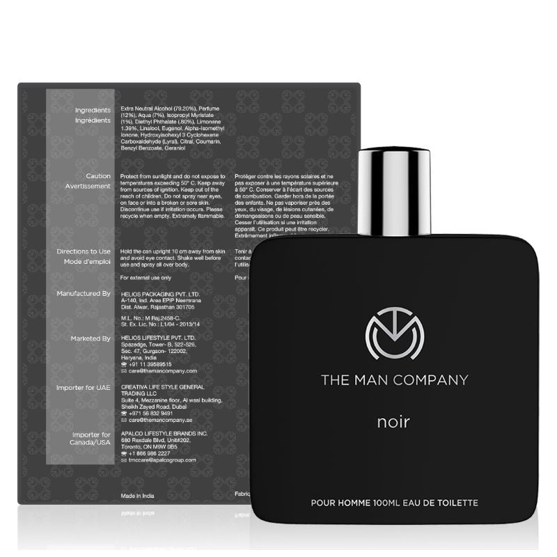 Noir Eau de Toilette For Men