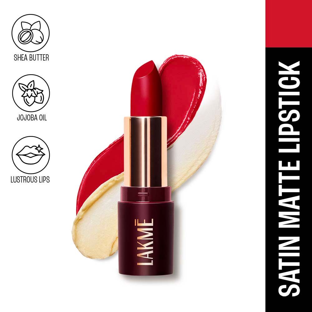 Ultimate Glam Satin Matte Lipstick - Bold Red