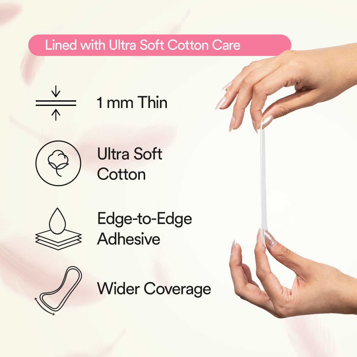 Ultra-Thin, Cotton Panty Liners For Women Liners Extra Soft For comfort