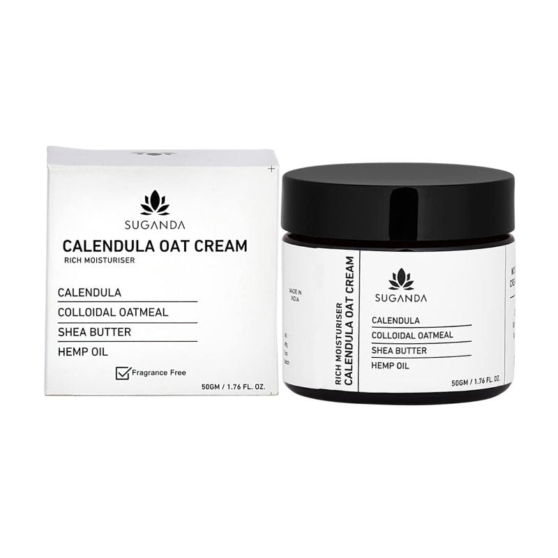 Calendula Oat Cream - Heals Dry & Eczmea Skin, Nourishing & Soothing For Dry - Very Dry Skin