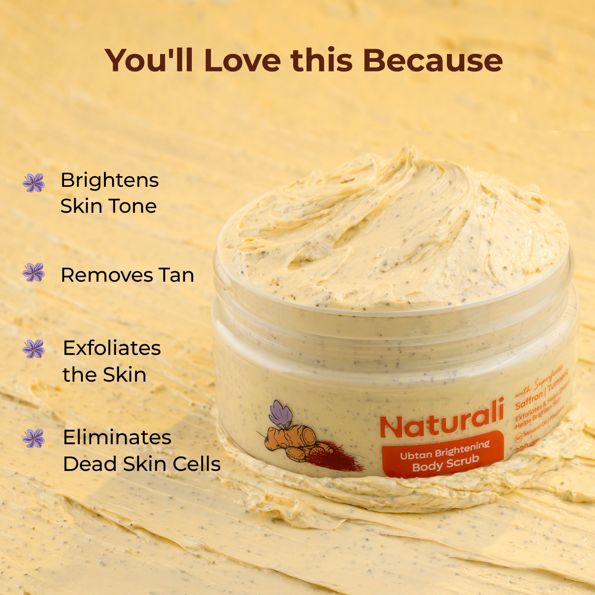 Ubtan Brightening Body Scrub