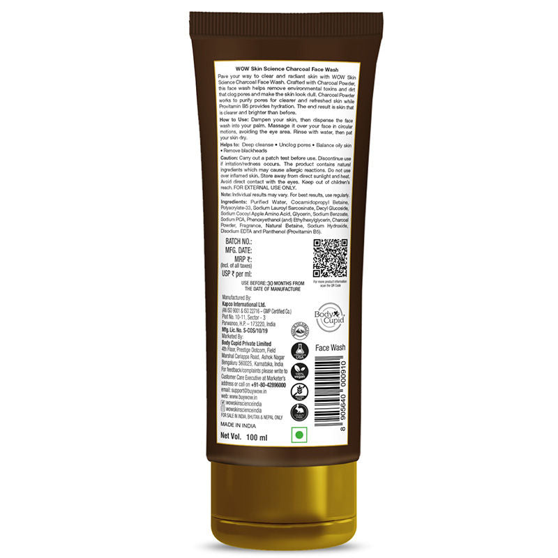 Skin Science Charcoal Face Wash