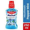 Maxfresh Plax Antibacterial Mouthwash, Pepper Mint - 250ml