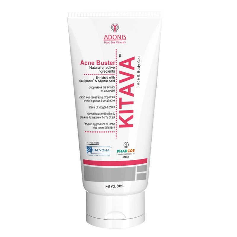 Unisex Kitava Gel Acne treatment gel with Tea Tree & Aloe Vera for Acne Control & Clear Skin