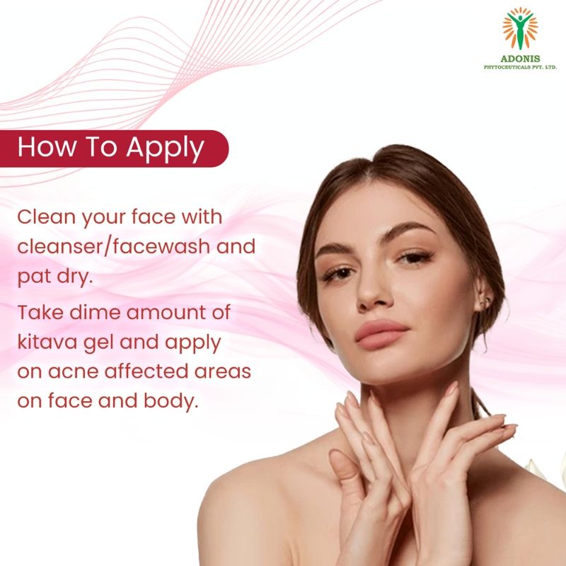 Unisex Kitava Gel Acne treatment gel with Tea Tree & Aloe Vera for Acne Control & Clear Skin