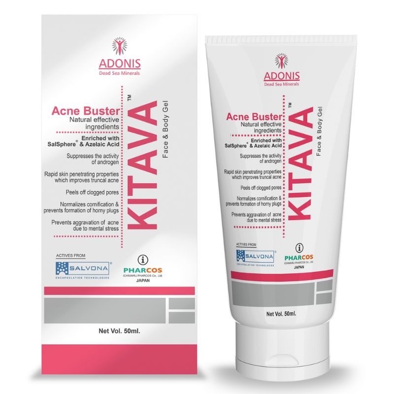 Unisex Kitava Gel Acne treatment gel with Tea Tree & Aloe Vera for Acne Control & Clear Skin