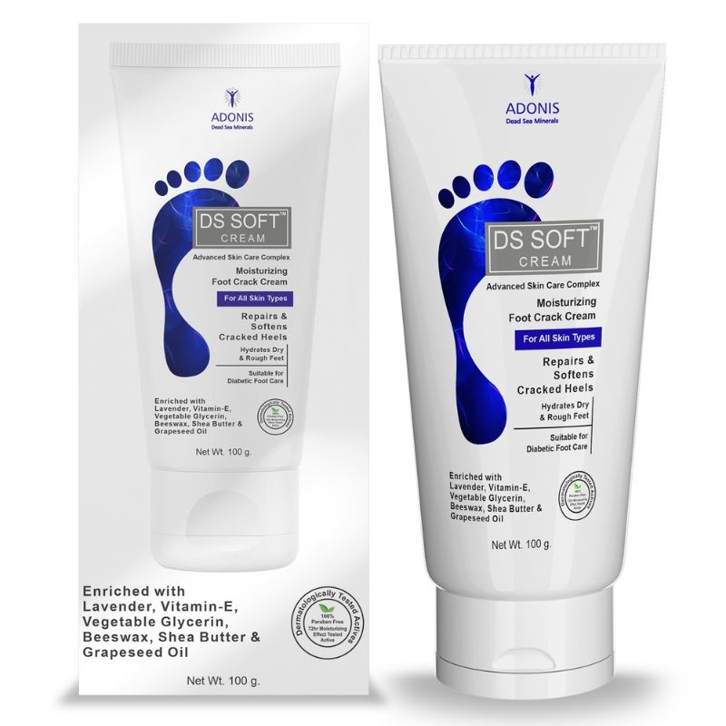 Unisex Ds Soft Cream Foot Repair Cream With Urea & Lactic Acid For Cracked Heels, Smooth Skin