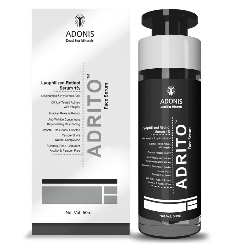 Unisex Adrito Face Serum With Retinol & Hyaluronic Acid For Anti Aging & Skin Firming