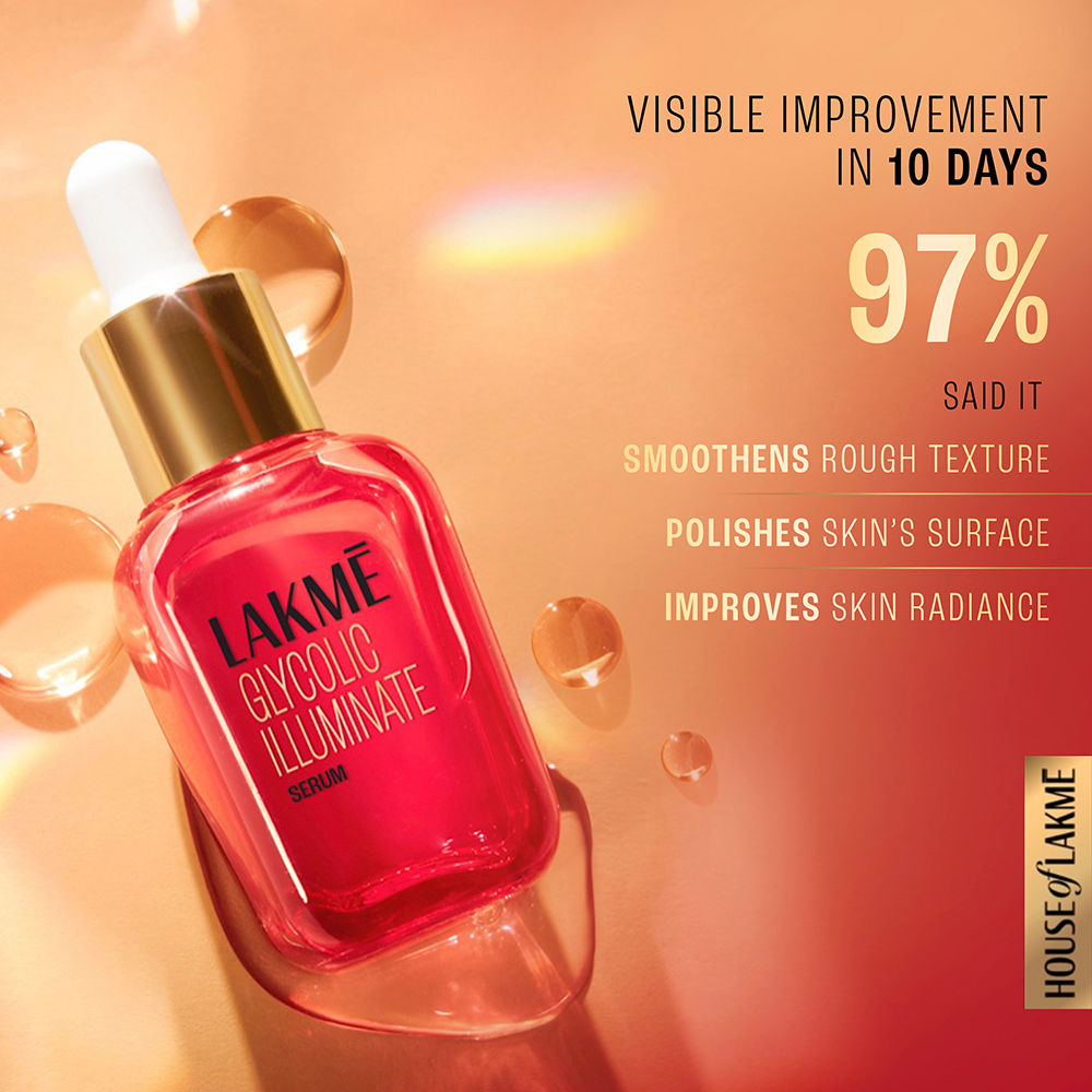Glycolic Illuminate Serum With 1% Glycolic Acid Reduces Dullness & Improves Texture