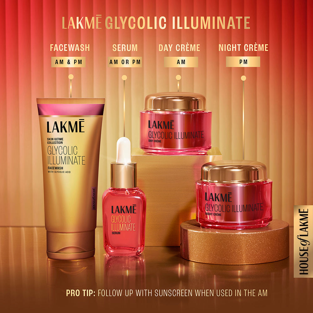 Glycolic Illuminate Serum With 1% Glycolic Acid Reduces Dullness & Improves Texture