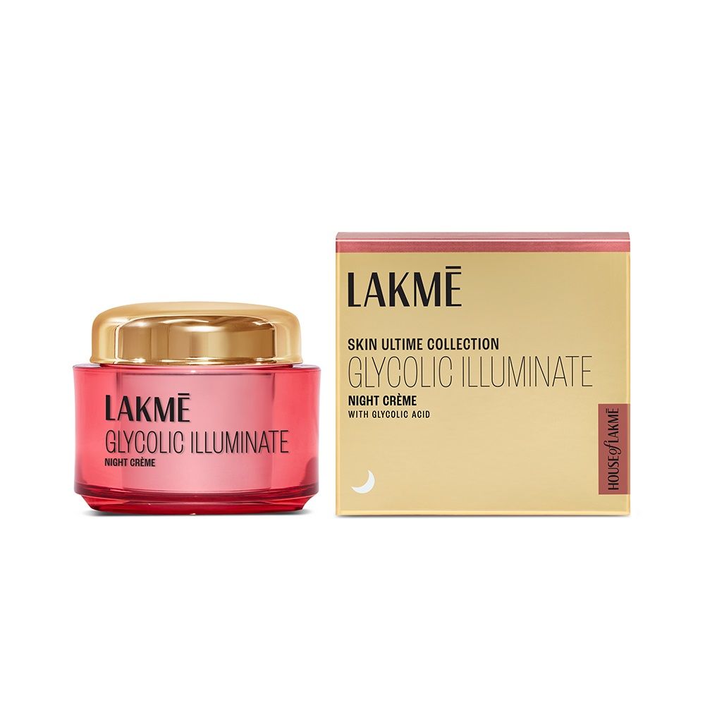 Glycolic Illuminate Night Cream With Glycolic Acid & 1% Niacinamide For Skin Barrier Repair