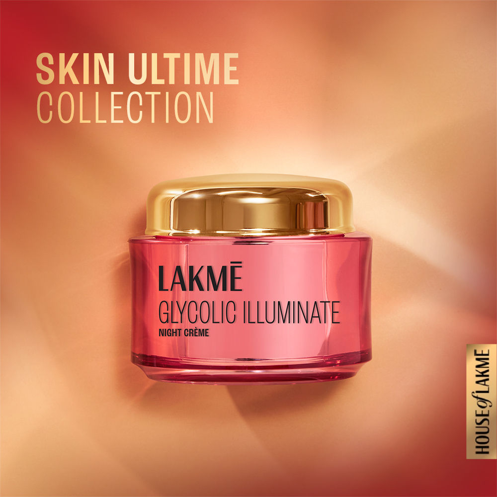 Glycolic Illuminate Night Cream With Glycolic Acid & 1% Niacinamide For Skin Barrier Repair
