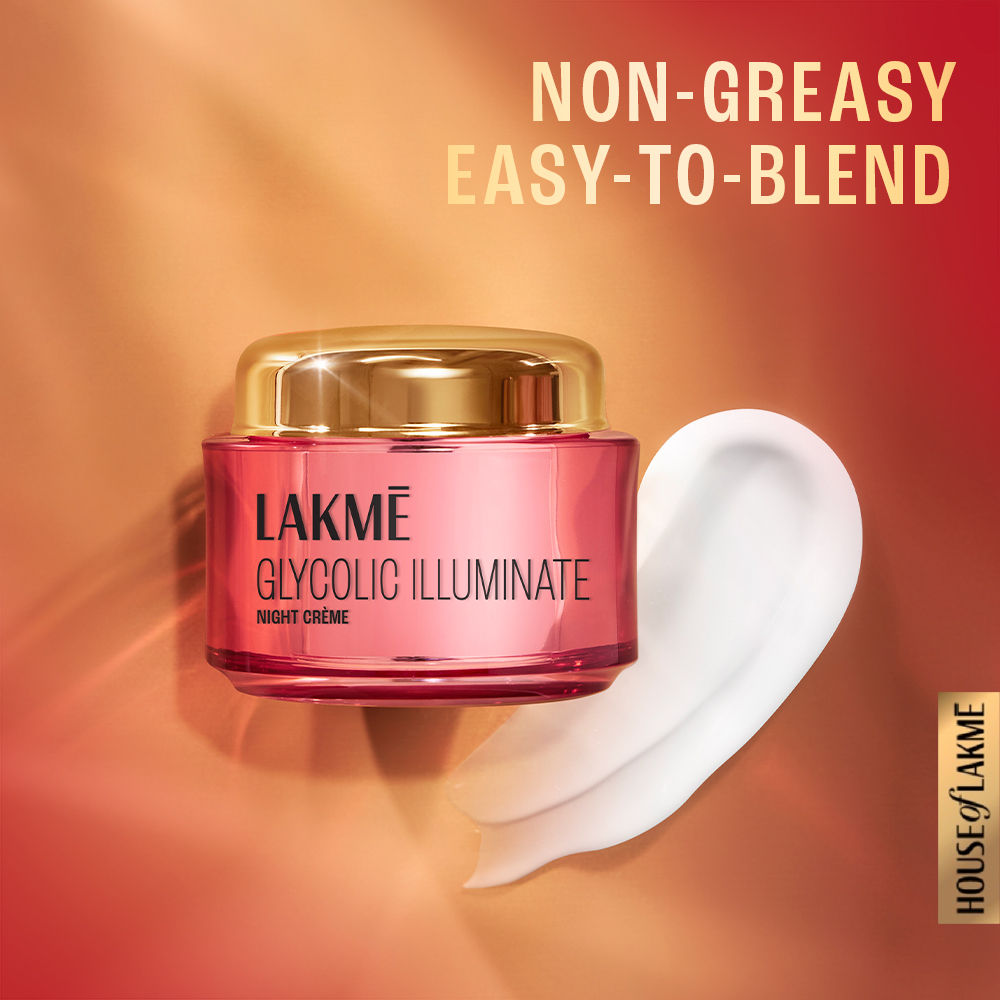 Glycolic Illuminate Night Cream With Glycolic Acid & 1% Niacinamide For Skin Barrier Repair