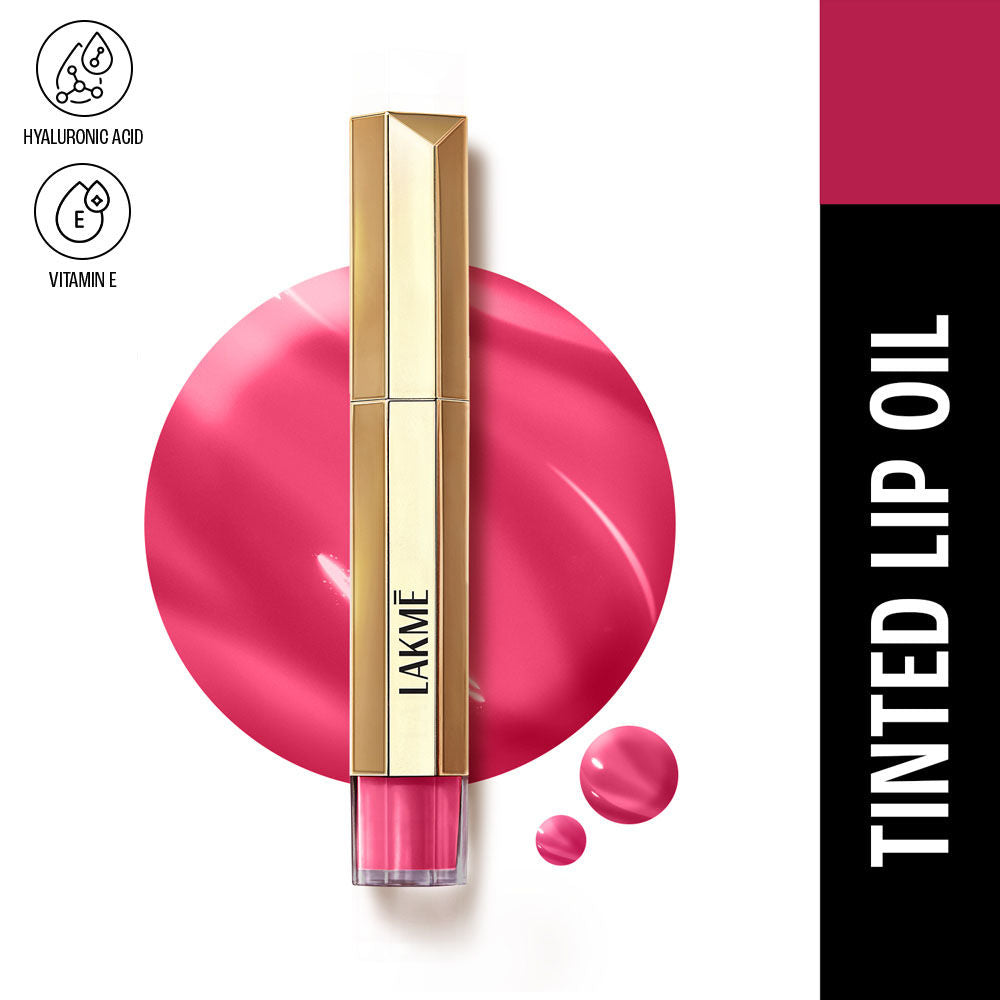 9to5 Overtime Shine Hydrating Tinted Lip Gloss Oil with Hyaluronic Acid - Berry Bling